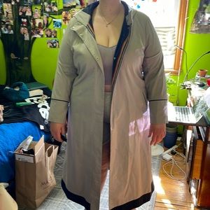 Torrid Dr who reversible coat.